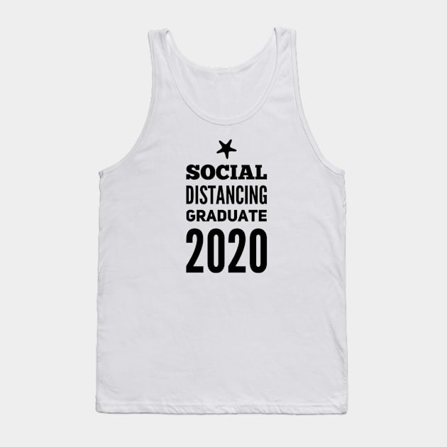 Social Distancing Graduate (Class of 2020) Tank Top by Inspire Enclave